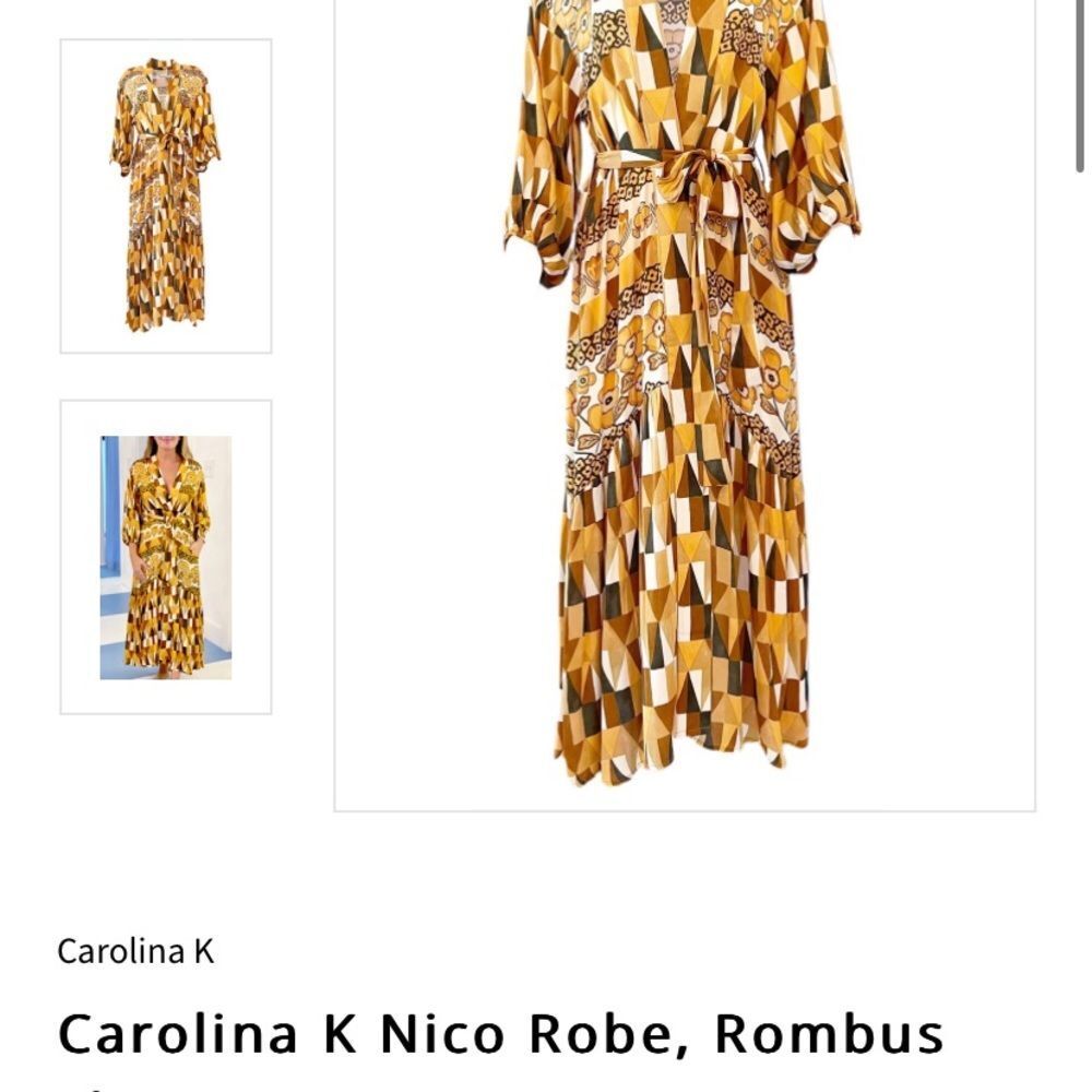 Carolina K Nico Robe, Rombus Flowers - Picture 9 of 10